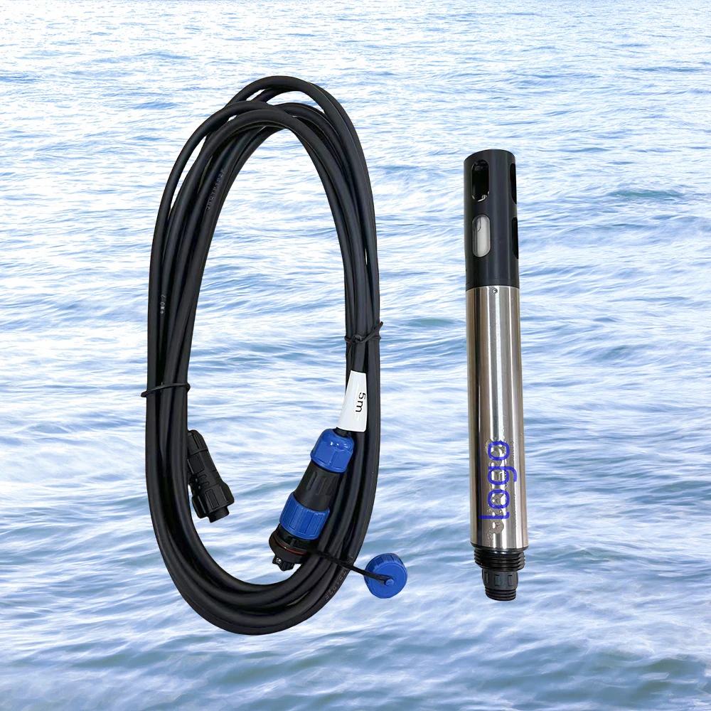 Sensore di conducibilità dell'acqua RS485 con compensazione della temperatura Sensore EC personalizzabile OEM