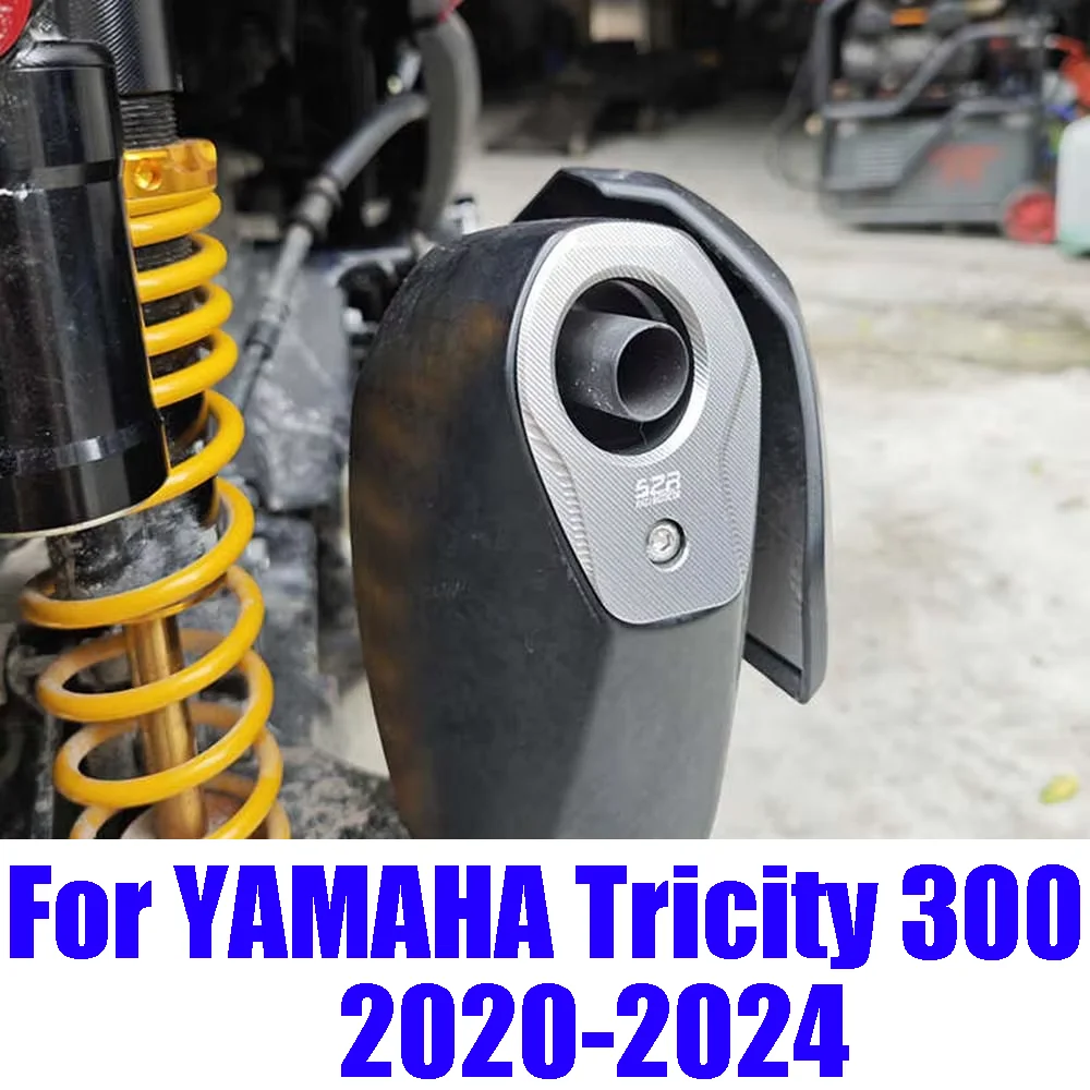 

For YAMAHA Tricity 300 Tricity300 Motorcycle Accessories Exhaust Pipe Protective Cover Guard Muffler Tail Decorative Cover