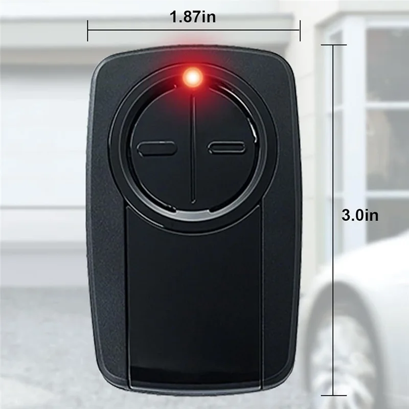 FULL-Klik5u-Bk2 Klik3u-Bk العالمي 2-زر فتحت باب المرآب لزر التعلم الأحمر/البرتقالي/الأرجواني/الأخضر/الأصفر أو Dip Switch Du