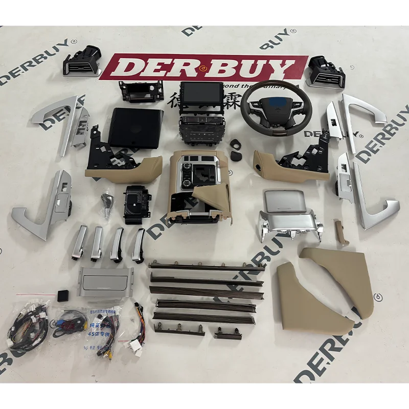 

Modification Auto Interior Kit for to Yo Ta Land Cruiser LC200 2007-2015 Upgrade to LC200 2015-2021 Car Interior Old to New Mod