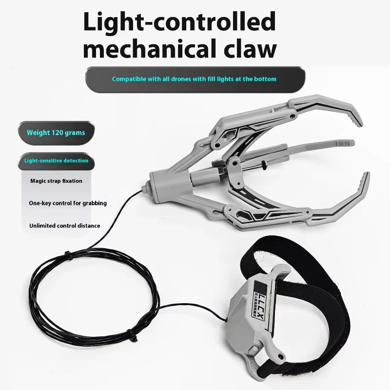 

Payload Light-Sensitive Thrower Pick-Up Device Airdrop System for DJI Outdoor Rescue Airdrop Drone Light Control Mechanical Claw