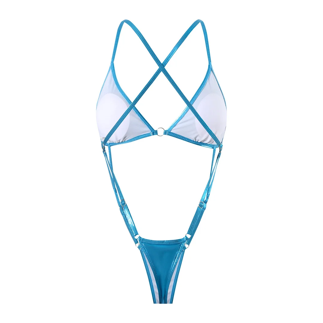 Sexy Cross-Back Extreme String Mini Micro Thong Einteiliger Badeanzug Damen Bademode Monokini Badeanzug Badebekleidung V7113 – Detail 14