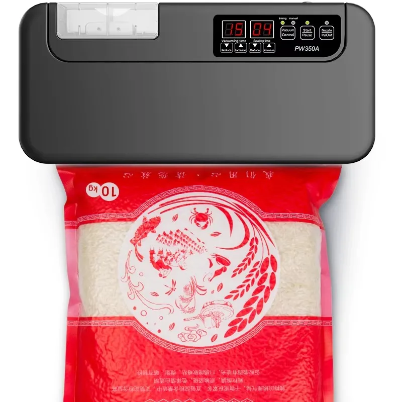 Automatic Household Food Vacuum Sealer Machine Universal Sous Vide Handheld Plastic Material USB Battery for Home Garage RV