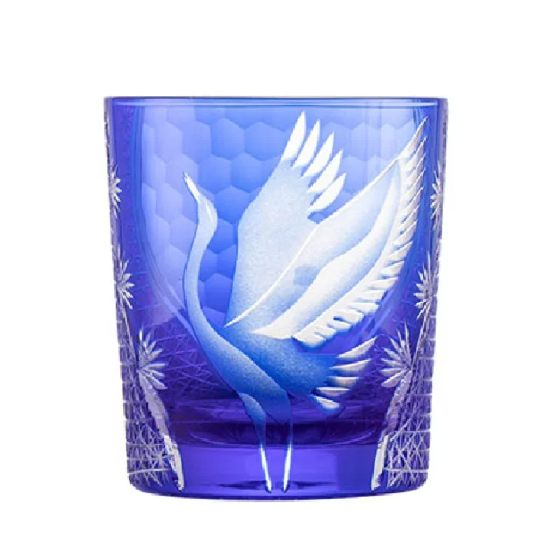 

Japanese retro hand-carved amber chrysanthemum glass