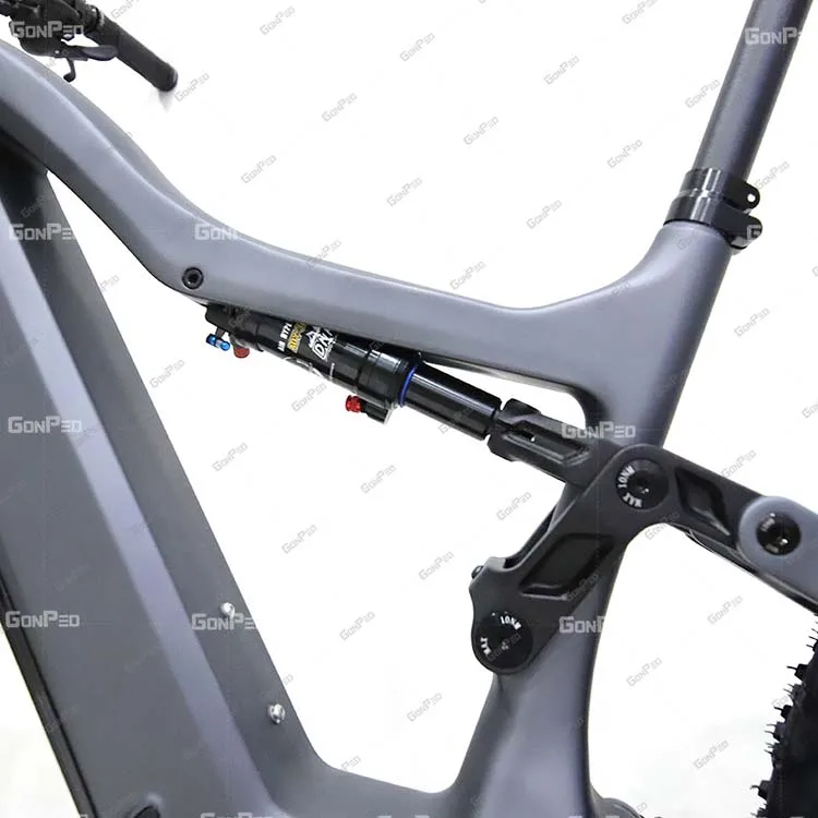 Mid Drive Ebike Torque Sensor 160NM Full Suspension Electric Fat Bike Carbon Frame 1000w image 4