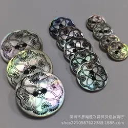 10PC Japanese Mackerel Four-leaf Clover Heart Button Pattern Apparel Sewing Button Clothe Scrapbookng Decor Handicraft Accessory