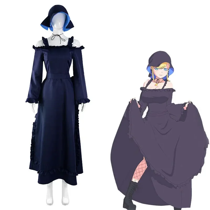 

Anime Alice Lendrott Cosplay Dress Shinigami Bocchan To Kuro Maid Duke Of Death And His Maid Costume Hat