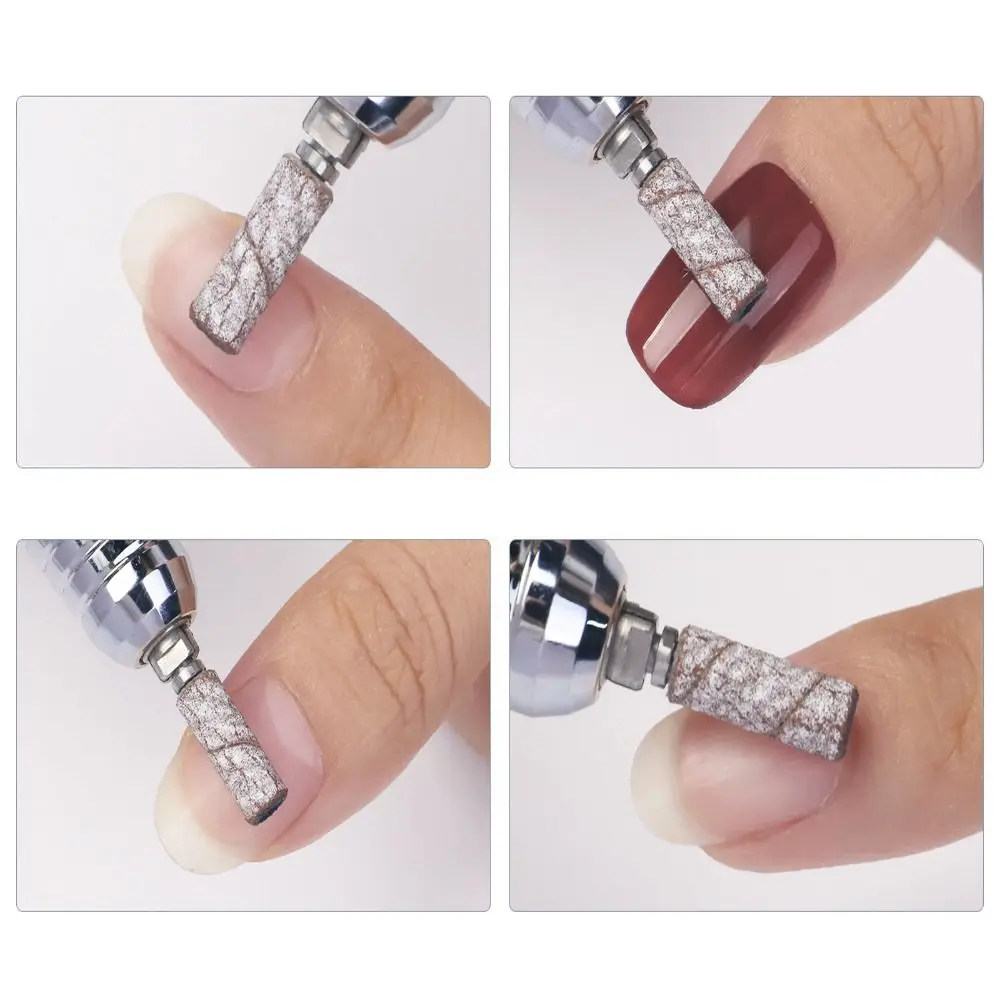 Drill Bit Nail Sanding Ring Bearing Nail Cone Tip Manicure Mini Sand Ring Shaft Core Cuticles Tool Pedicure Polishing Head Nail