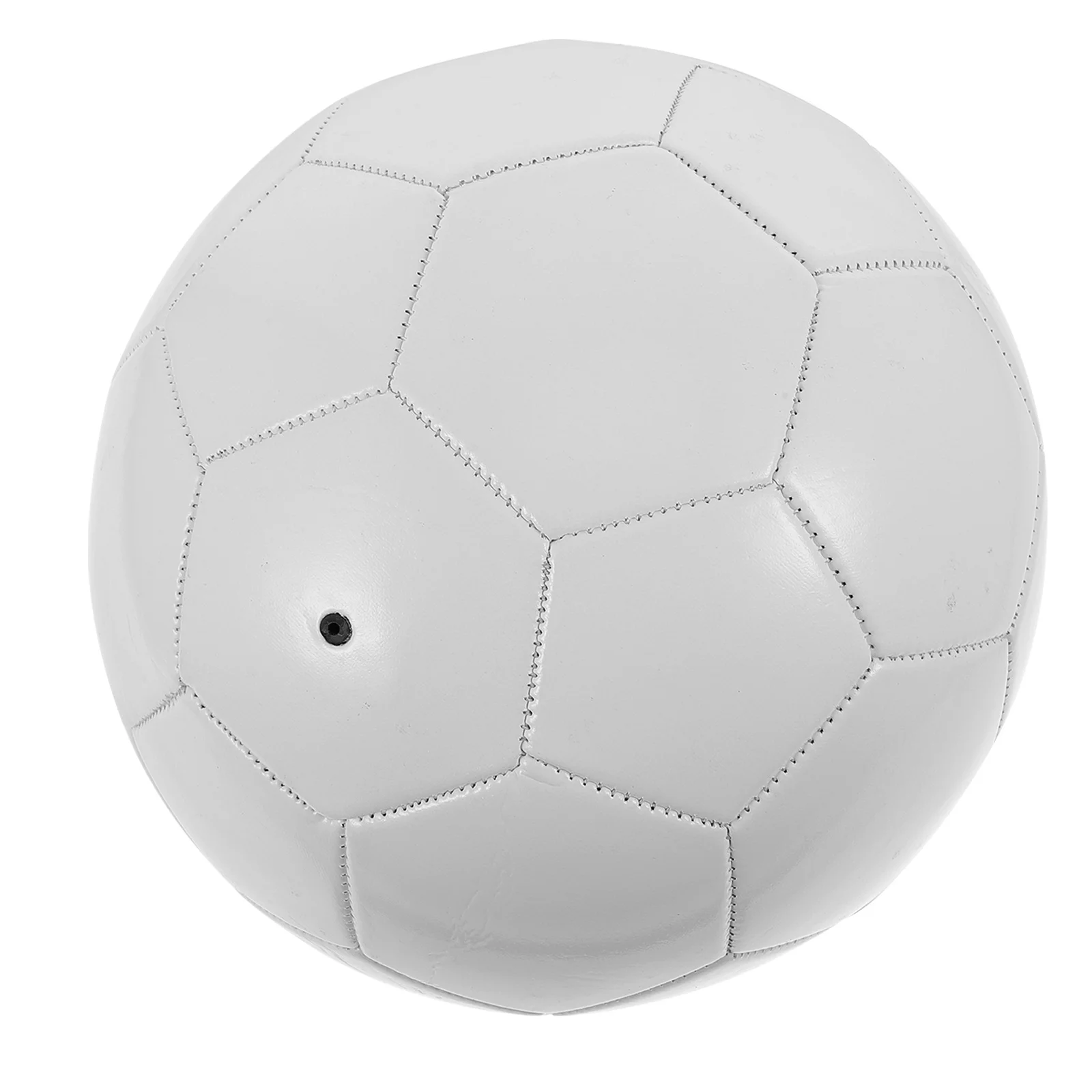 

White Football Match Sports Soccer Blank Graffiti Boy Gift Training Pvc DIY Outdoor