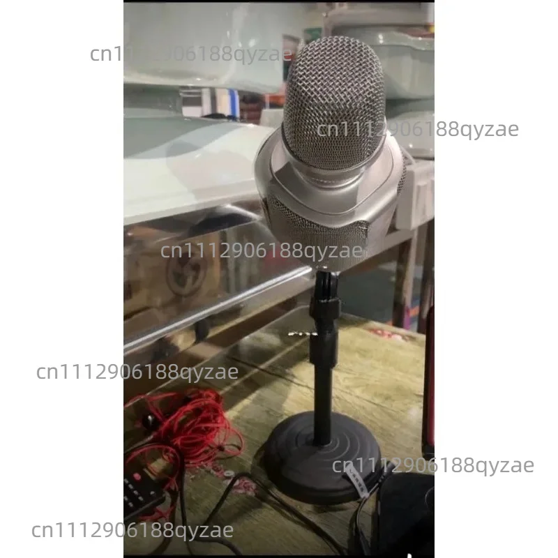 H9 Wireless Karaoke Mic Speaker - Portable All-in-One Singing System with Sound Card for Home KTV