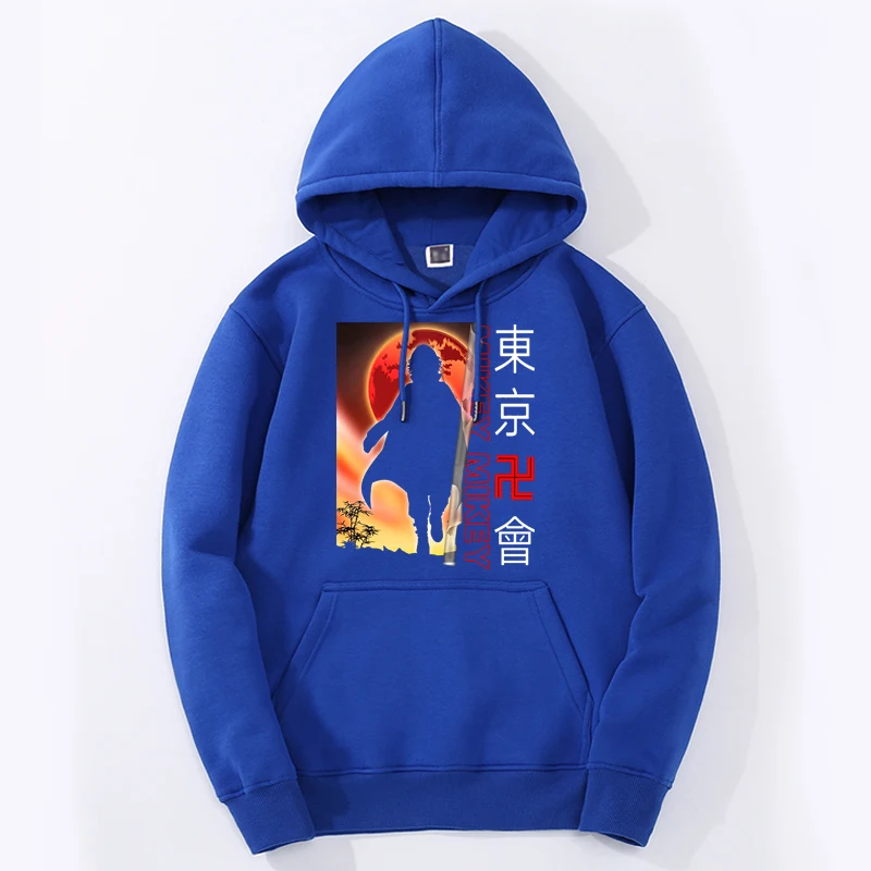 Anime Tokyo Revengers Hoodies Mikey Graphic Print Harajuku Streetwear Bodywarm Loose Sweatshirt Sportswear Unisex Pullovers