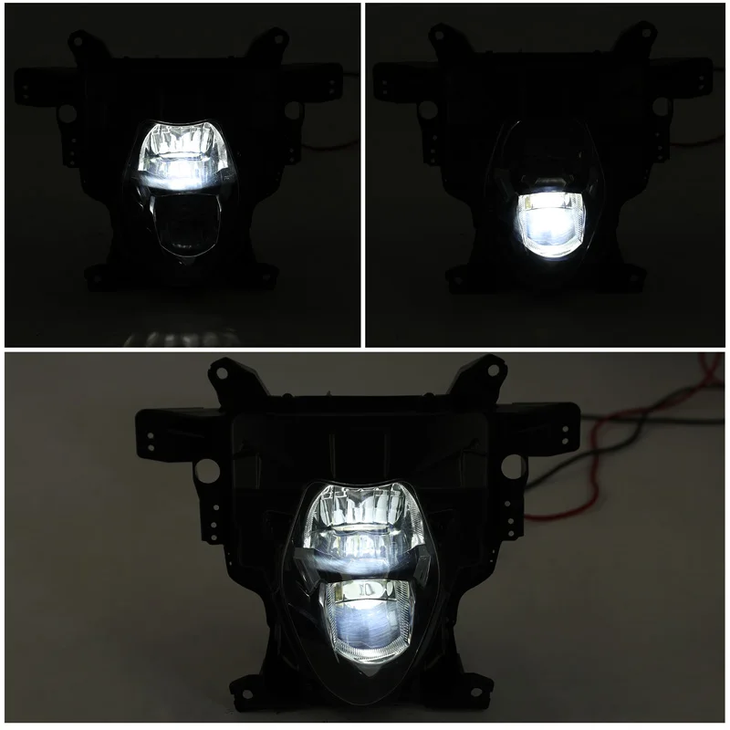 Motorcycle LED Front Headlight Lamp Fairing Stay Bracket For Suzuki GSXR1000 2017-2025 5