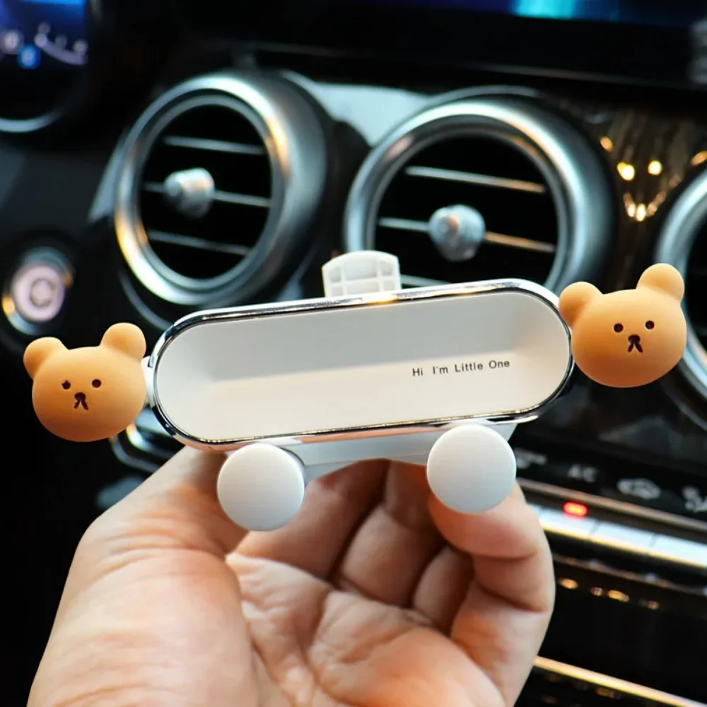 

Cute Car Mobile Phone Bracket Cartoon Car Air Outlet Clip Mount Mobile Phone Navigation Fixed Support Bracket Holder Car Holder