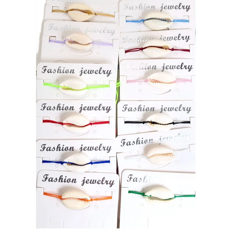 Cowrie shell Bracelet femme Adjustable boho Macrame friendship bracelet Real Seashell Bracelet couple lover Jewelry Gift