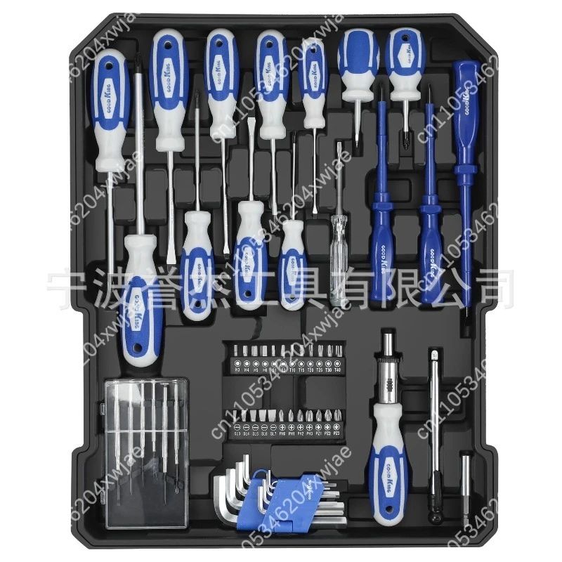 72 Tooth Ratchet Wrench Aluminum Suitcase Tool Box for Home Repair Mechanical Tool Kit