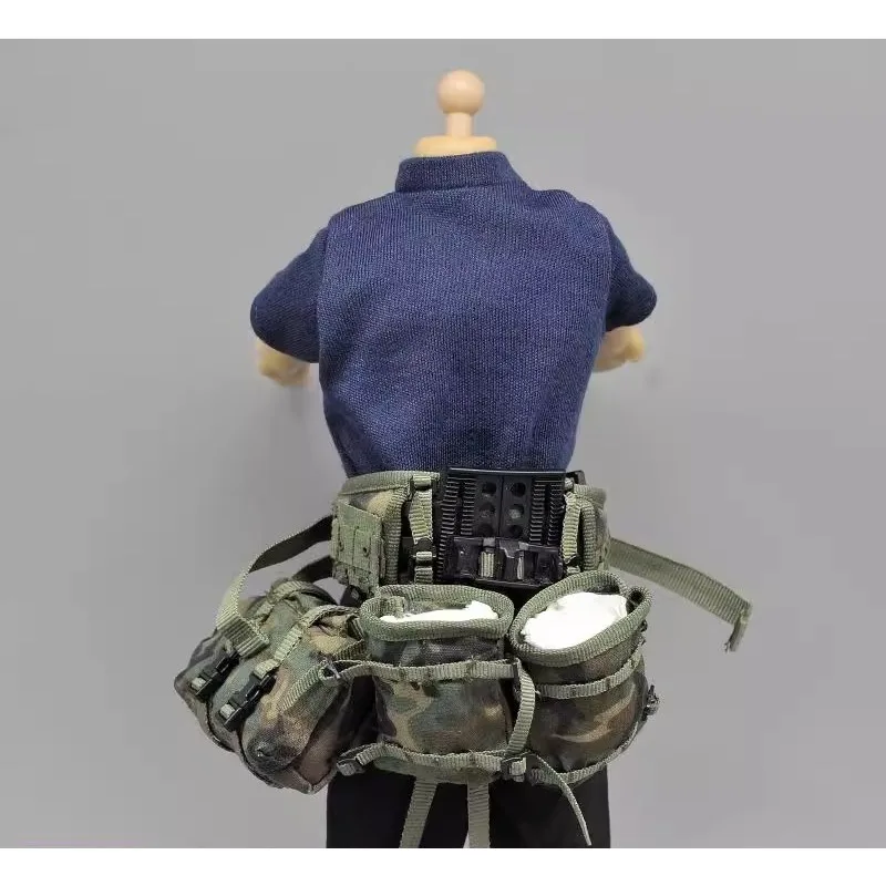 1/6 Scale Soldier Model US Military Camouflage Cummerbund Shoulder Magazine Bag for 12" Male Action Figures Accessory
