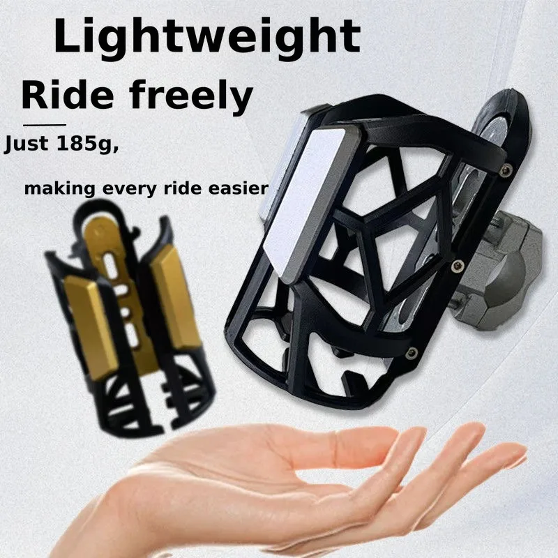Aluminum Alloy Water Bottle Holder for Electric Bike Motorcycle Bicycle Punch-free Universal Drink Cup Rack Secure Beverage