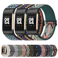 Correa elástica de nailon para Fitbit Charge 2, pulsera ajustable para reloj deportivo, novedad