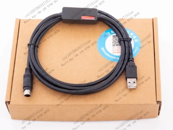1000/1200/1500 PLC Programming Cable USB-1761-CBL-PM02 Stable Version Second Generation PLC M-Type 8-Pin Interface