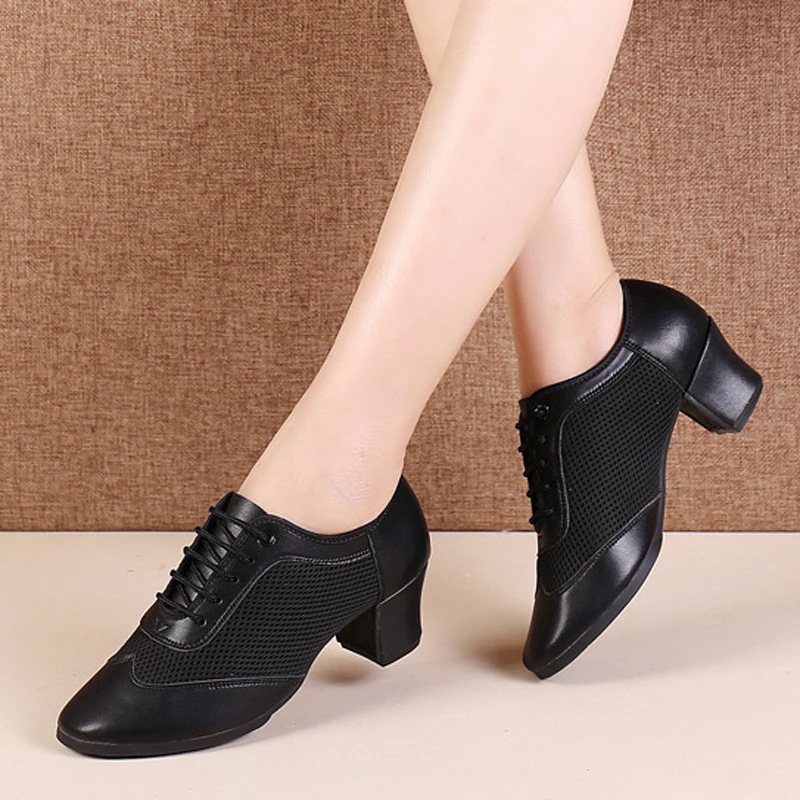 

Женская обувь для бальных танцев, обувь для латинских танцев сальсы, профессиональная обувь для джазового танго на мягкой подошве, женские кроссовки на каблуке для танцев