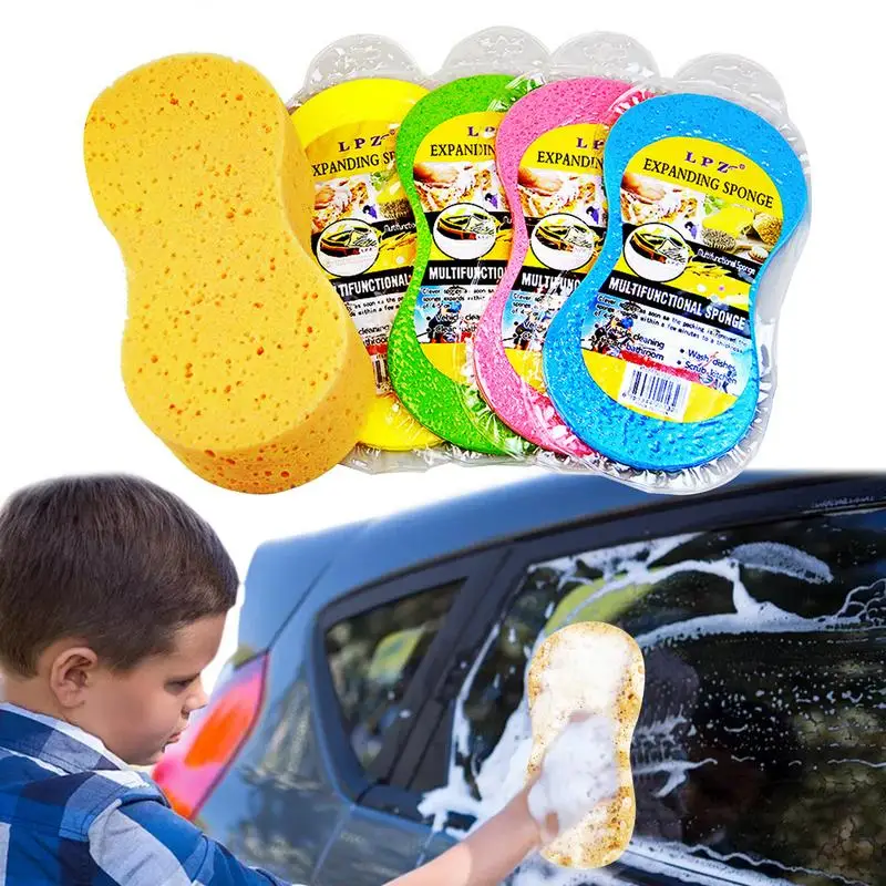 

Dish Scrubber Abrasion-proof Dish Scrubber Dish Scrubber Strong Water Absorption Capacity Lightweight Portable Car Wash Sponge