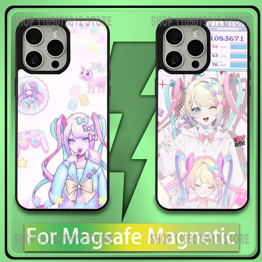 

NEEDY GIRL OVERDOSE Phone Case For iPhone17,16,15,14,13,12,11,Plus,Pro,Max,Mini Soft Magesafe Magnetic Wireless Charge