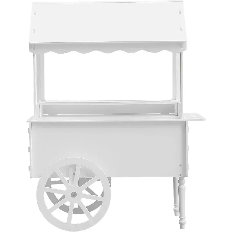 Decorated Wood Dessert Cart for Parties Easy to Assemble campi，Quality product.