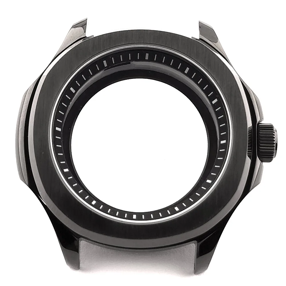 39,5-mm-Gehäuse für Herrenuhren, Saphirglas, passend für NH-Serie 35 36 38 70 72 Uhrwerk, passend für 28,5-mm-Zifferblatt, Zubehör, Armbanduhren-Teile, 5 Bar – Detail 5