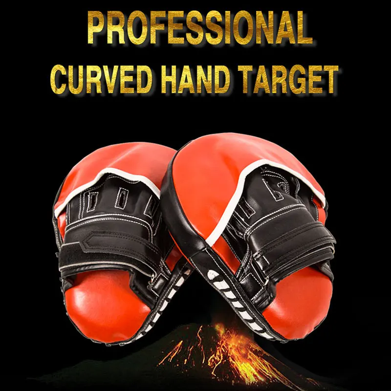 2-piece set of hitting gloves curved training hand targets boxing training equipment Muay Thai combat practical training targets