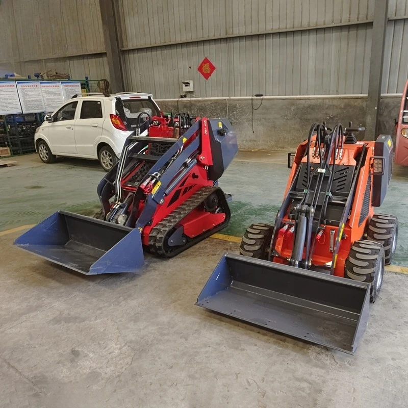 Chinesischer Mini-Kompaktlader Hersteller Mini-Kompaktlader mit Raupen und Raupen