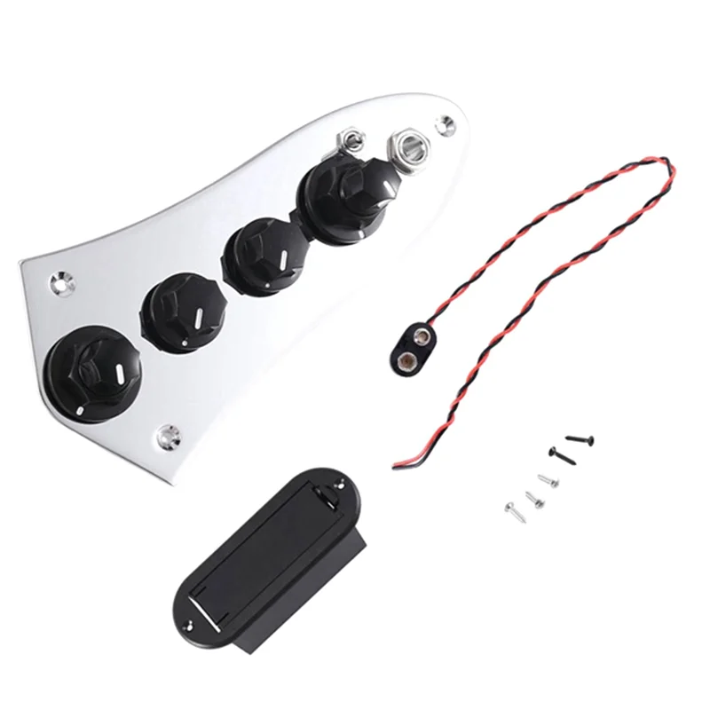 Imagem -03 - Universal Loaded Control Plate para Bass Guitar Bass Parts Jazz Bass 6.5 mm Soquete Preço Jb08