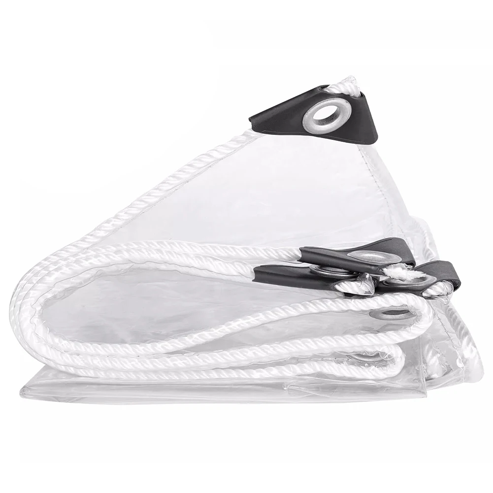 

Camping Use Picnics 2mx1.5m 6.56x4.92ft Heavy Duty Tarp Outdoor Protection Clear View Design Multi-Functional Cover