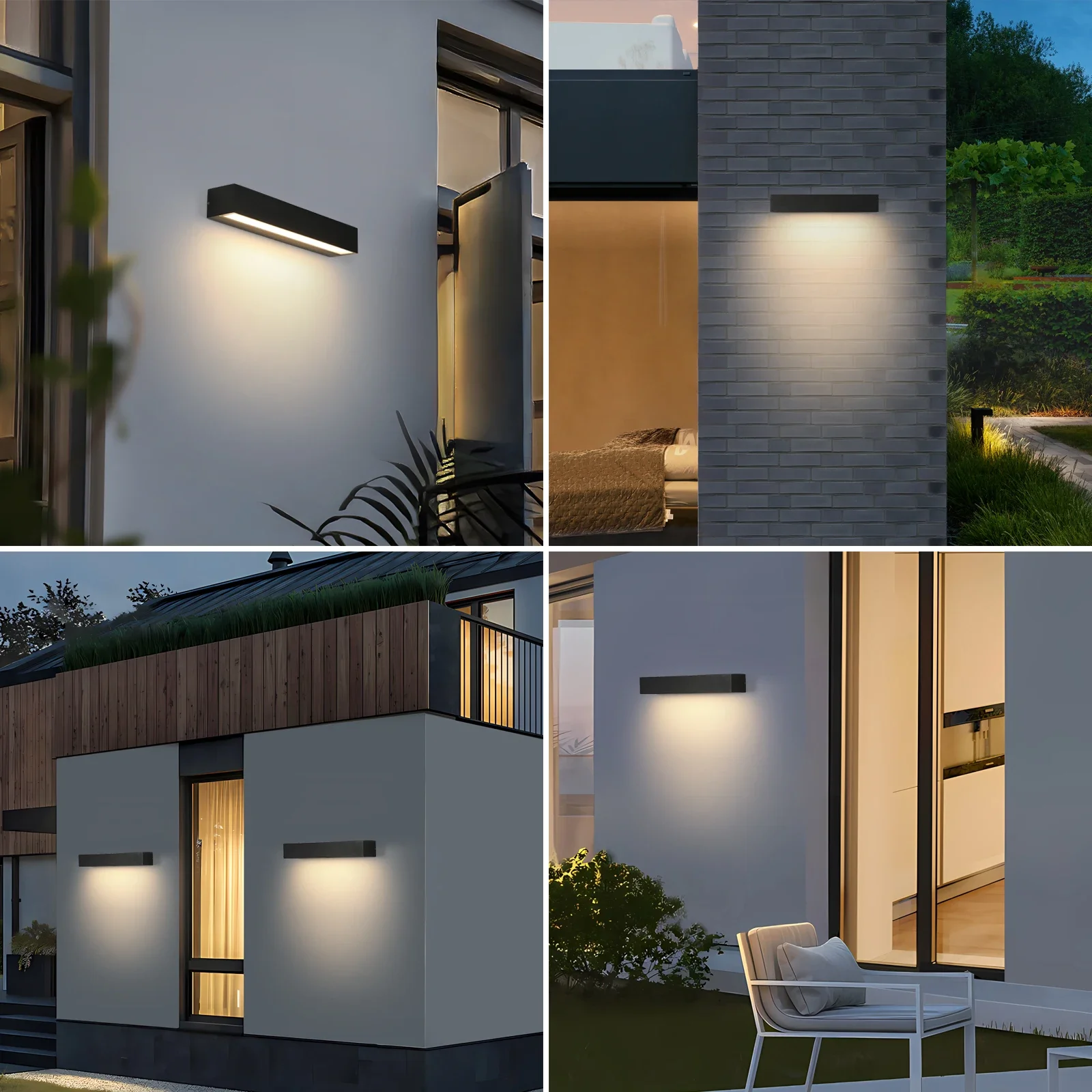 Wall lamp Outdoor Waterproof Door Head led Wall Wash Hanging Long Strip Courtyard Balcony Signboard Terrace Villa Wall LIGHTS image 2