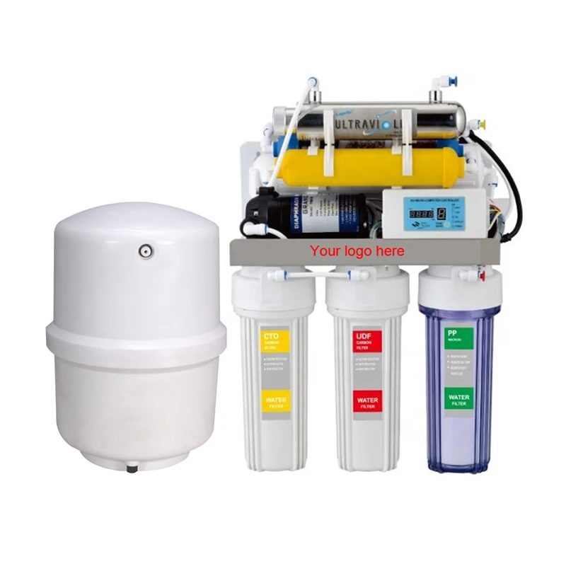 Cheapest 5 Stage Pumpless Domestic Drinking Water Purifier System filtering Machine Household Reverse Osmosis Filter