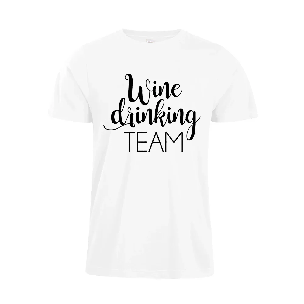 Wine Shirt for Women Wine Drinking Team Shirt Drinking Squad Team Shirt Funny Wine T-Shirt 2024 Cotton Tops t shirts y2k top