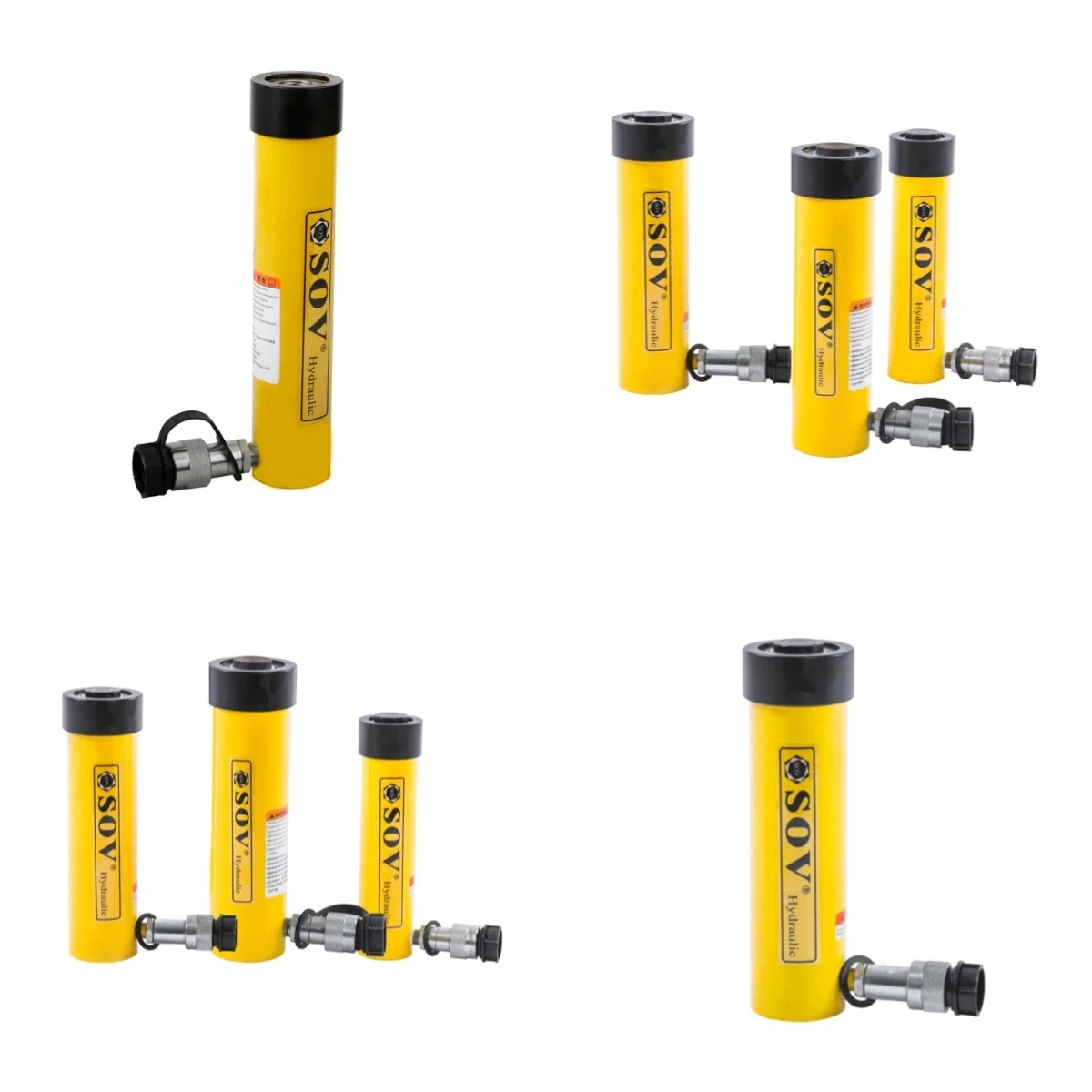 2026 Same RC-1012 Long Ram Adjustable Steel Hydraulic Jack Cylinder For Construction Spring Return