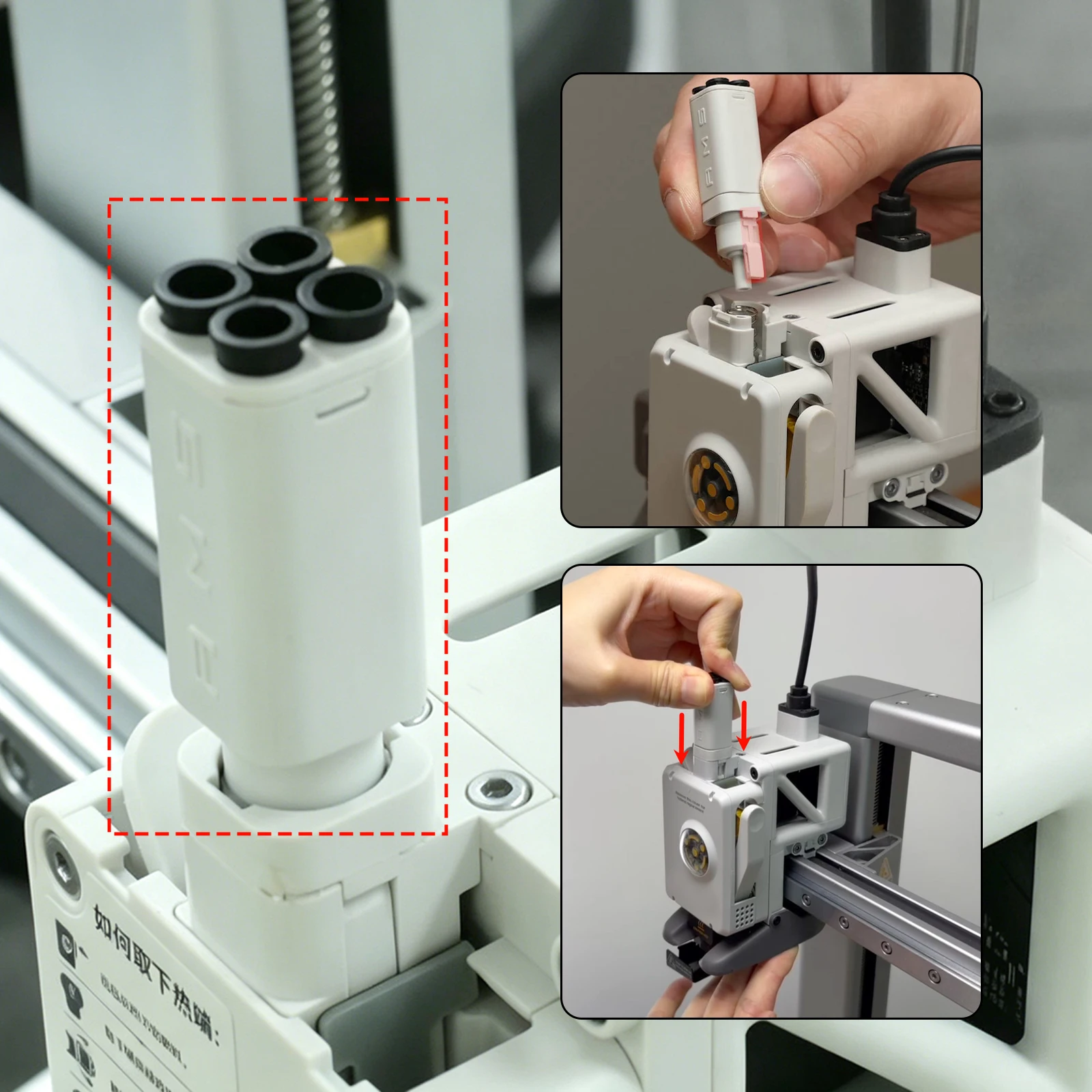 for Bambu Lab A1 / A1 Mini AMS Lite System, AMS Tubing Connectors Replacement, Multi-Color Filament Printing Accessories