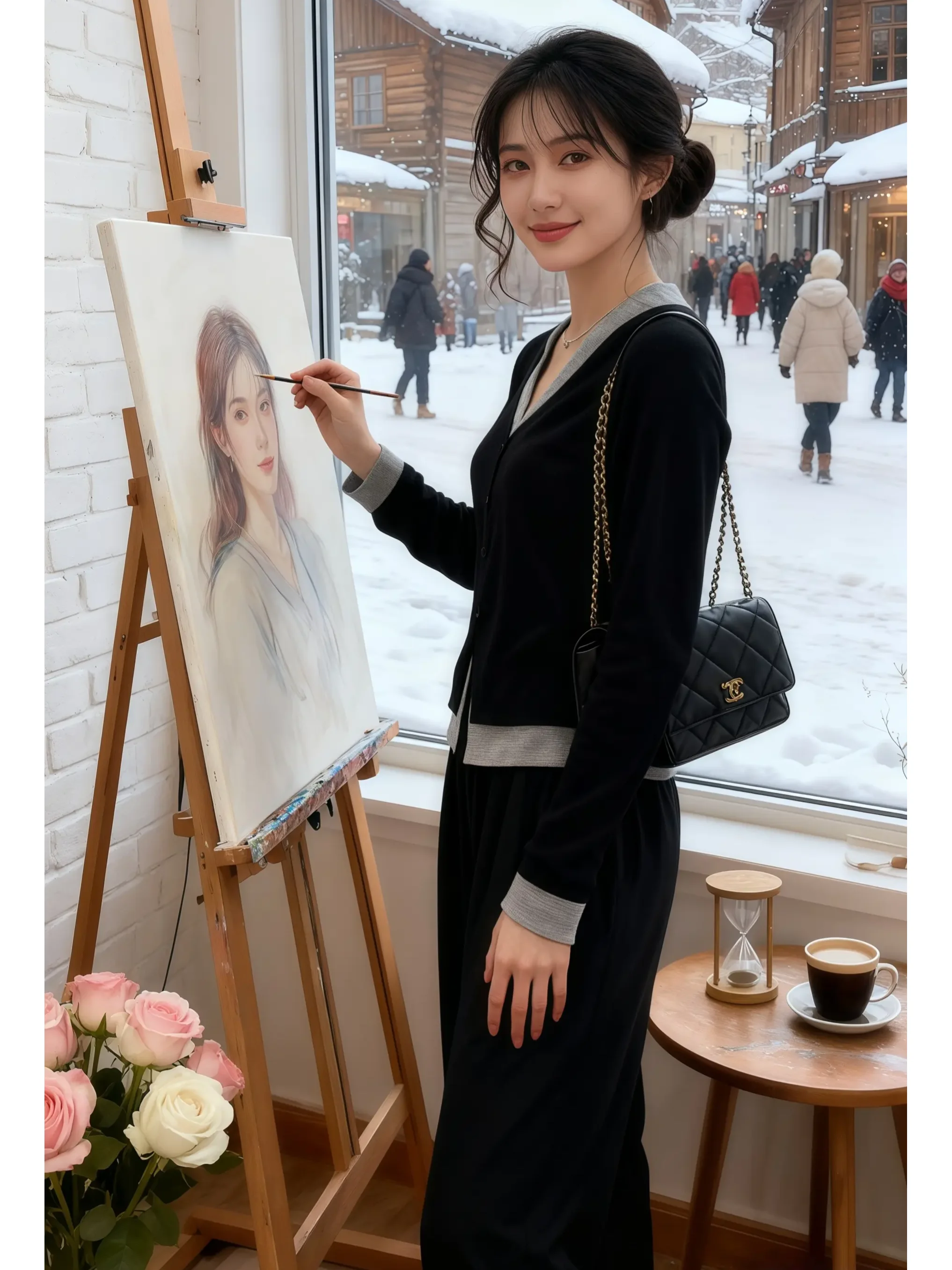 

ay V-Ne Open Cardigan Knitted Sweater Women's Spring Autumn New Sle Casual Faion Inner Wear Versatile Top