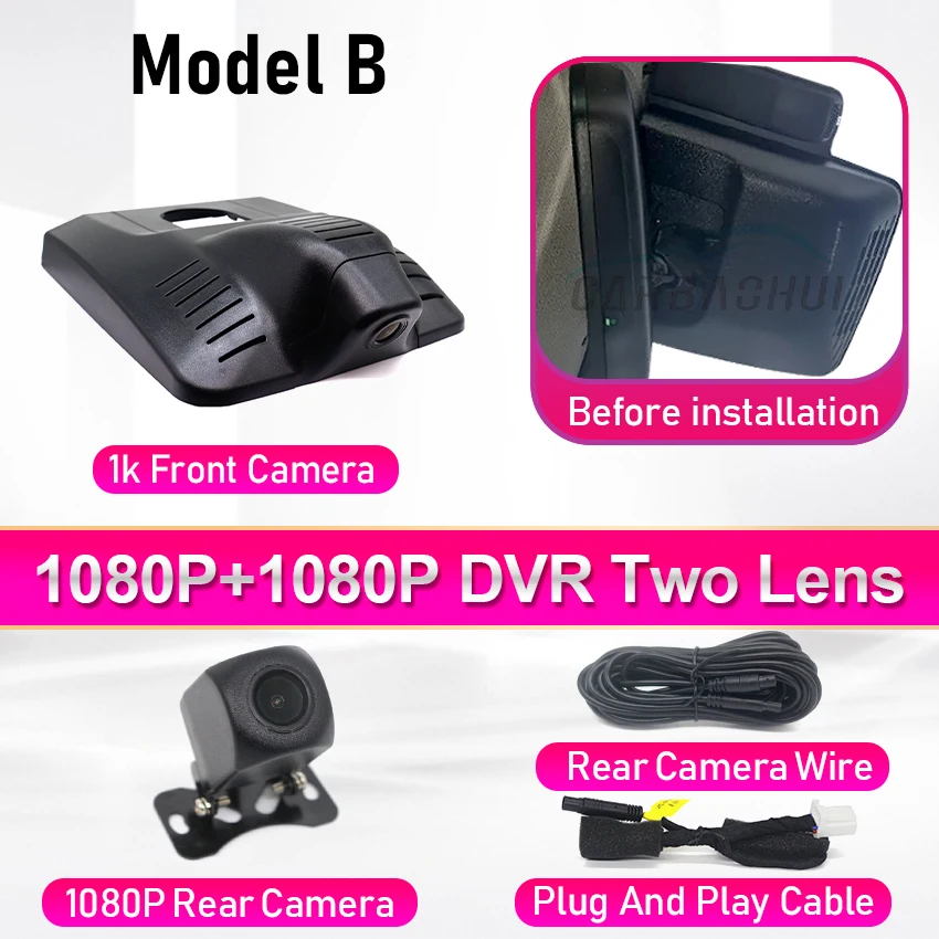 Voor Toyota Corolla E210 12e Gen (Hatch & Sedan) Altis 2020-2025 Plug en play Auto DVR Dash Cam Rijden Recorder UHD 2160P