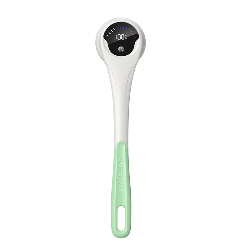 

Electric Body Brush for Shower Waterproof Long Handle Power Body Scrubber Bath Brush with 5 Heads & 2 Speeds