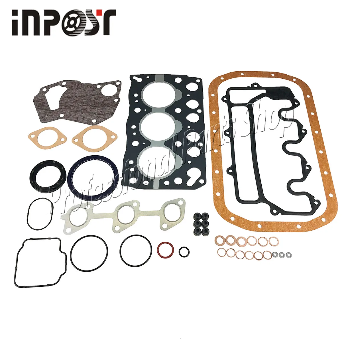 3LA1 Cylinder Head Gasket Set Fit For Isuzu Excavator and Forklift Engine