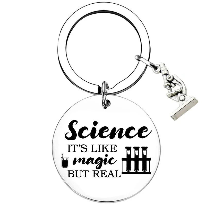 Best Physics Teacher Gifts Keychain Biology Lover Gifts Key Chain Pendant Thank You Scientist Gift Present