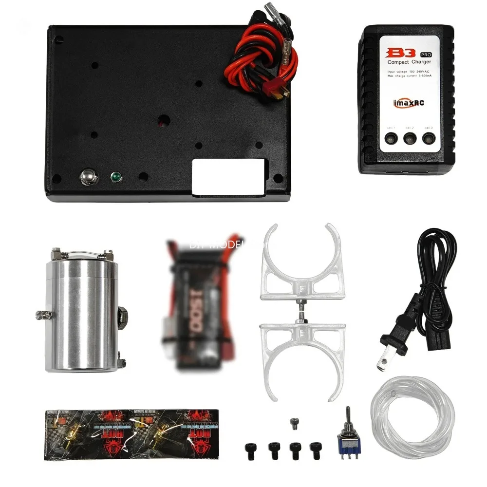 TOYAN FS L200AC Start Up Accessories Four Stroke Twin Cylinder Scientific Experiment Educational Methanol Engine Model Base Kit view 2