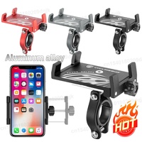 Universal Bicycle Phone Holder Aluminum Alloy MTB Bike Phone GPS Bracket Scooter Motorcycle Handlebar Mount Cell Phone Stand