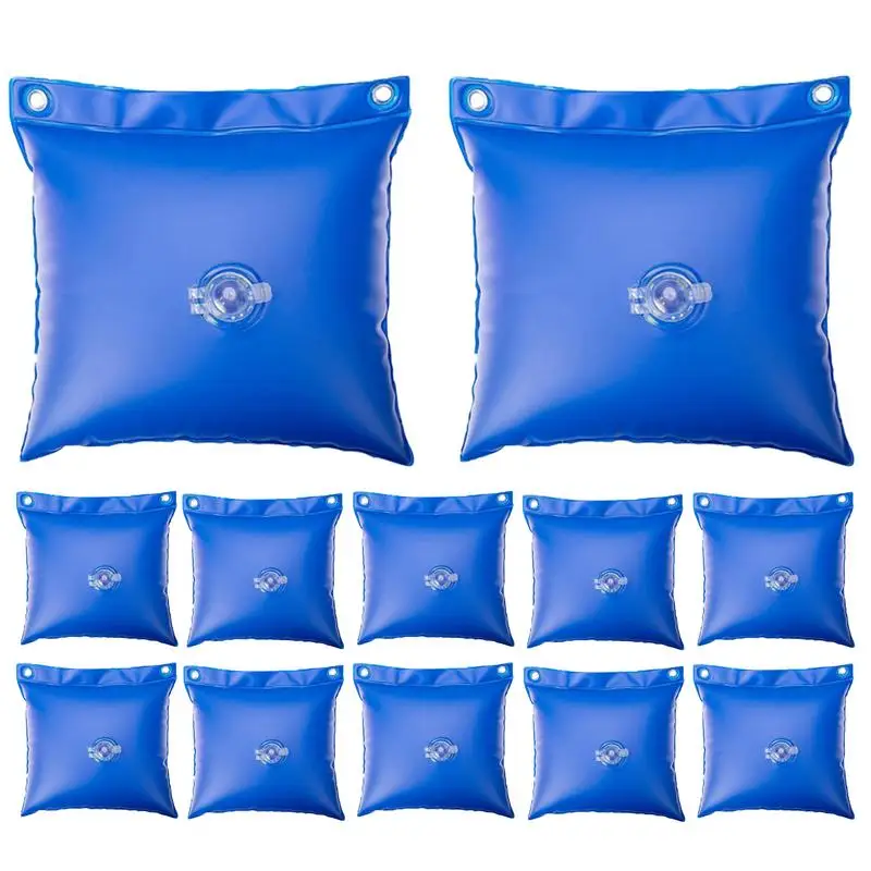 

Pool Weight Bags 12X Water Weights For Pool Leakproof Thick PVC Antifreezing Winter Pool Tarp Weights Heavy Duty Swimming Pool