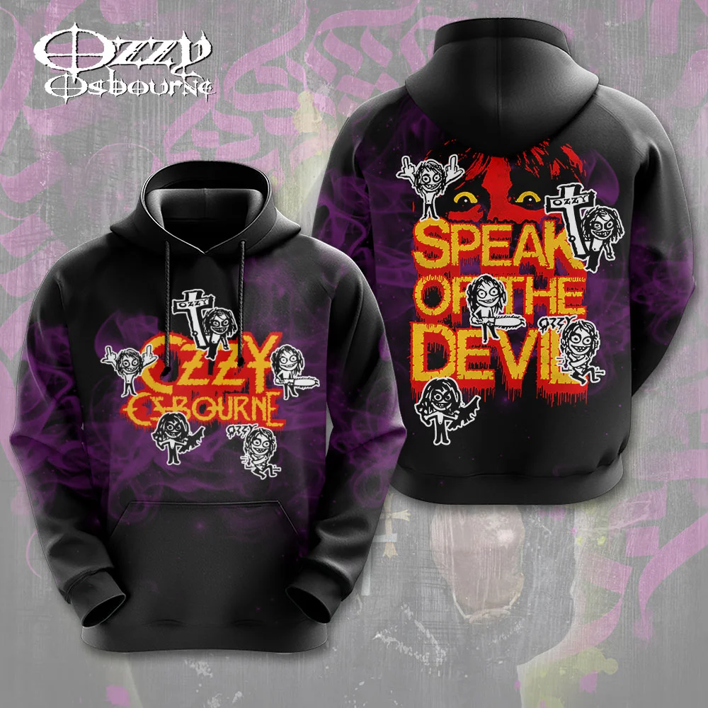 

Popular Classic Rock Ozzy Osbourne Hoodies Summer Hip Hop Trend 3D Printing Unisex Sweatshirts Men Women Tracksuit