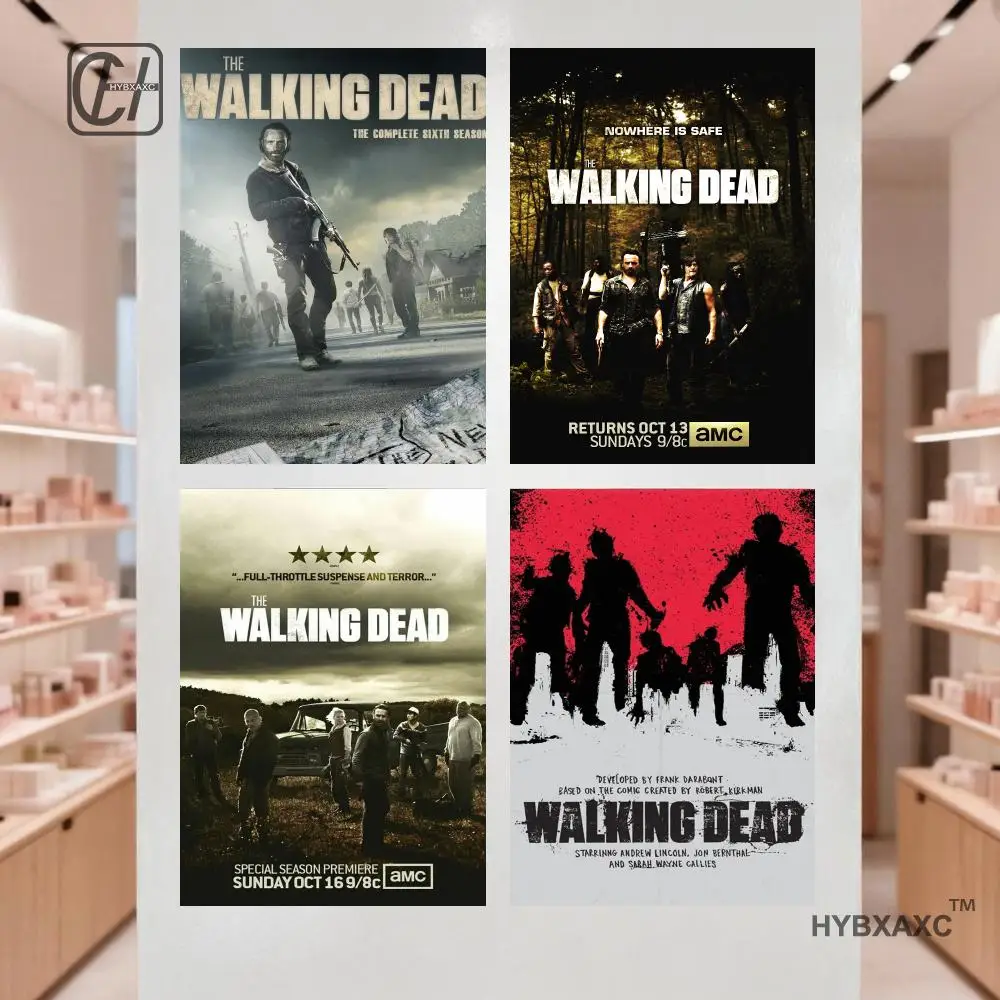 Classic MovieTV Series Poster Breaking BadThe Walking Dead InspiredDead Poets Society Modern Home Wall Decor Canvas Painting