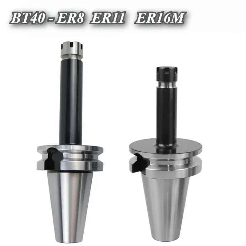 BT30 BT40 ER Tool Holder M-type Nut ER8M ER11M ER16M ER20M ER25M CNC High-precision High-speed Cylinder Clamp Tool Holder