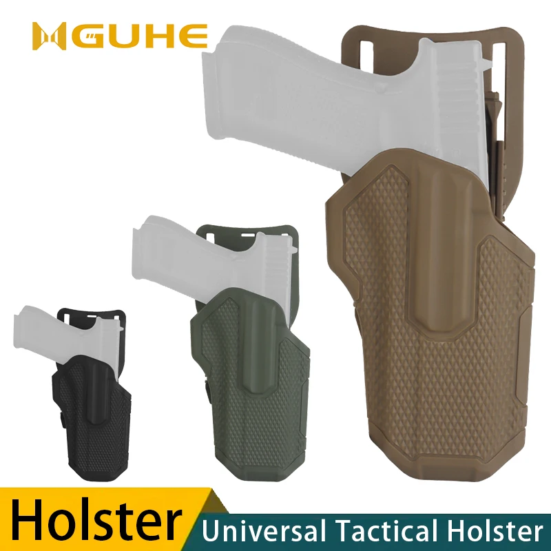 

Gun Holster For Men，Glock17 Hunting Holster, Right Hand Quick Release System, P226,P229,P250,P320