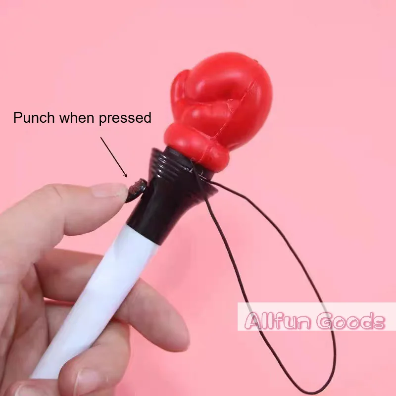 Creative Fist Silicon Bouncing Ballpoint Pen Children Cute Cartoon Stationery Student Writing Tool School Office Kawaii Supplies